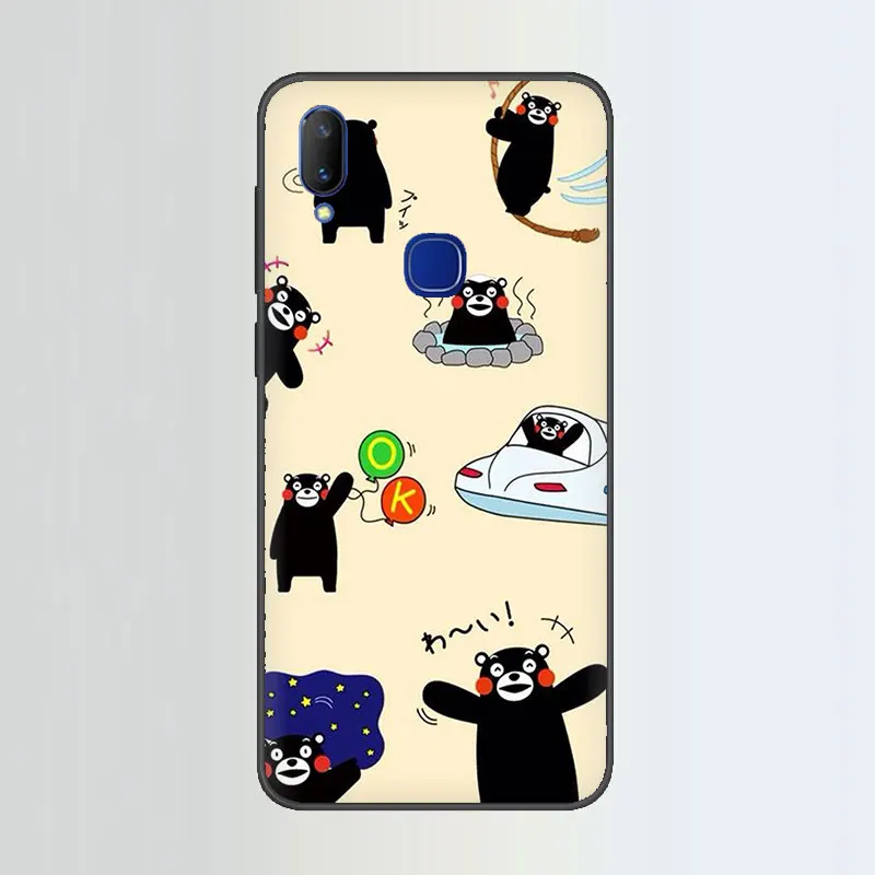 Kumamon силиконовый чехол для телефона с милым медведем Япония VIVO V15 V11 Pro V9 V7 V5 Y17 Y55s Y69