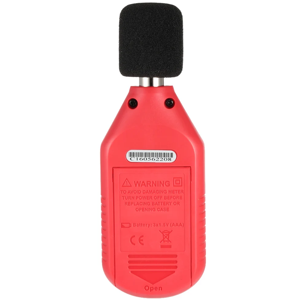UT353 30-130dB Мини ЖК-дисплей цифровой измеритель шума Измеритель шума измерительный прибор децибел контрольный тестер