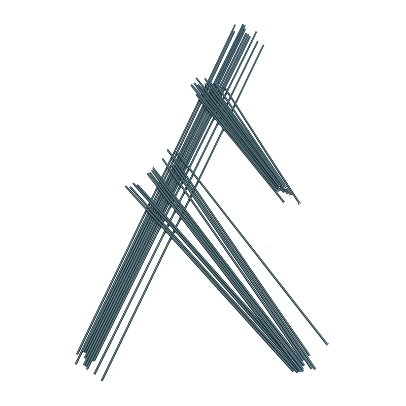 Искусственный Зеленый цветочный стебель 20 шт./лот пластиковая обернутая