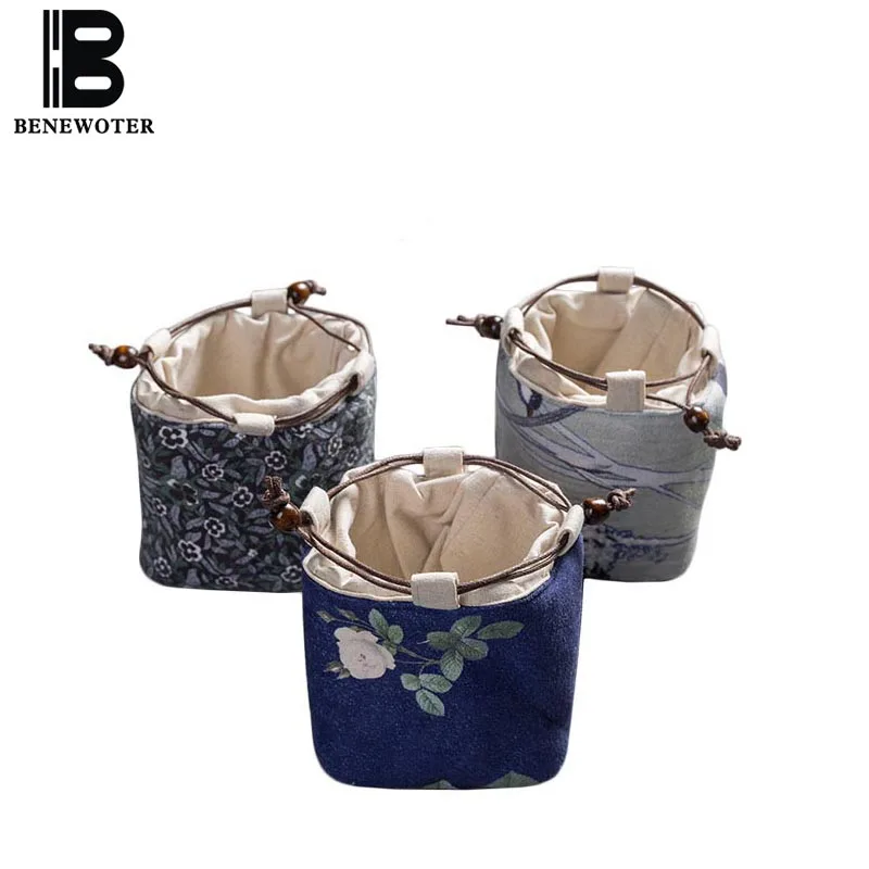 Винтажный стиль Teaware сумка для хранения плотный пеньковый хлопковый чайный чайник держатель банки сумка для путешествий на открытом воздухе легкие аксессуары для переноски Новинка