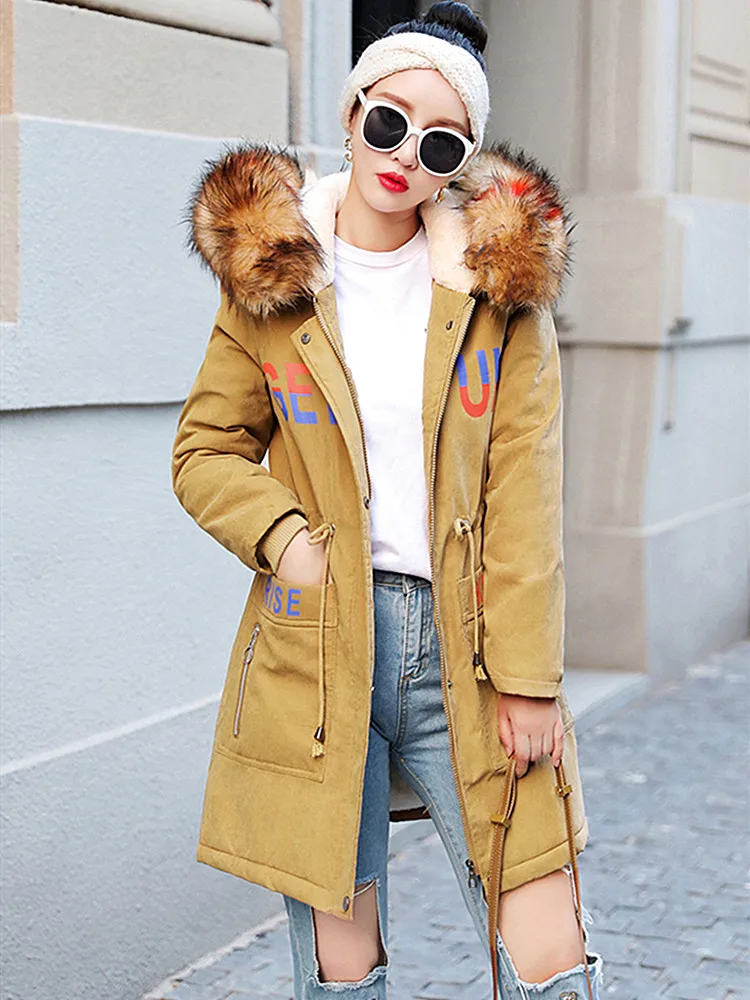 

Новинка 2018, зимнее кашемировое пальто из ягненка, Женская длинная модная свободная приталенная куртка с длинным рукавом, женская одежда, од...