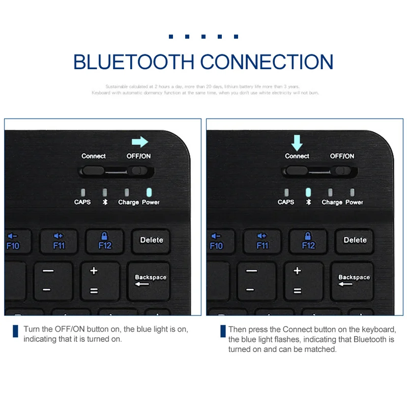 Беспроводная bluetooth клавиатура для IOS Android Windows PC Ipad планшетных ПК новейший