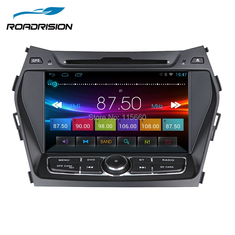 RoadRision автомобильный dvd плеер Android 6 0 GPS для Hyundai IX45/Santa Fe 2013 2014 Авто Радио Стерео