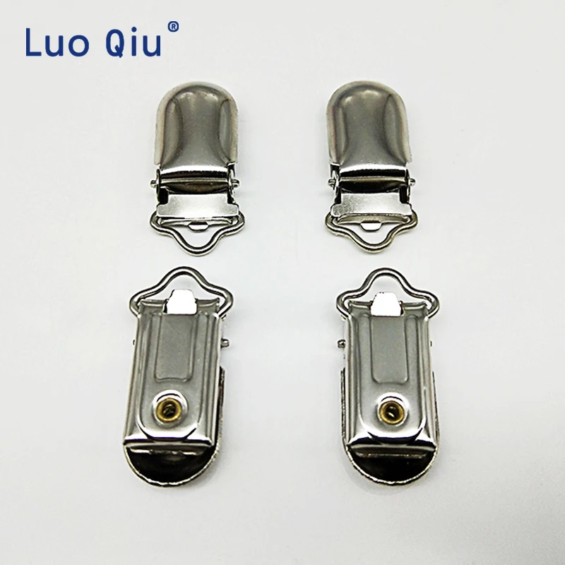 Металлические Серебряные Зажимы для одежды Luo Qiu 7 шт./лот 10 мм с пластиковыми