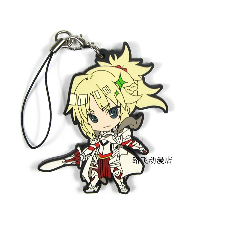Fate/Grand Order FGO фигурку аниме модель Мордред мобильный телефон школьный резиновый