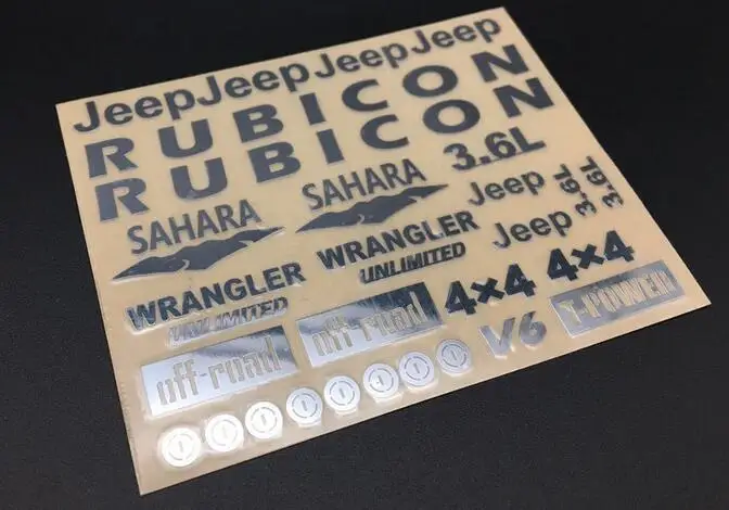 1/10 1/12 наклейки на гусеничный кузов RC scx10 90046/AX90047 AX90028/AX90035 RC4DW yj D110 TF2 FJ40 LC70LC80 |