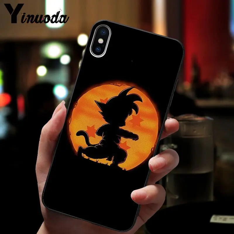 Yinuoda Dragon Ball новое поступление черный чехол для мобильного телефона iPhone X XS MAX 6 6s 7