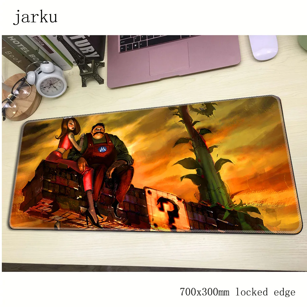 Игровой коврик для мыши с Марио большой геймерский 700x300x3 мм лучшие аксессуары