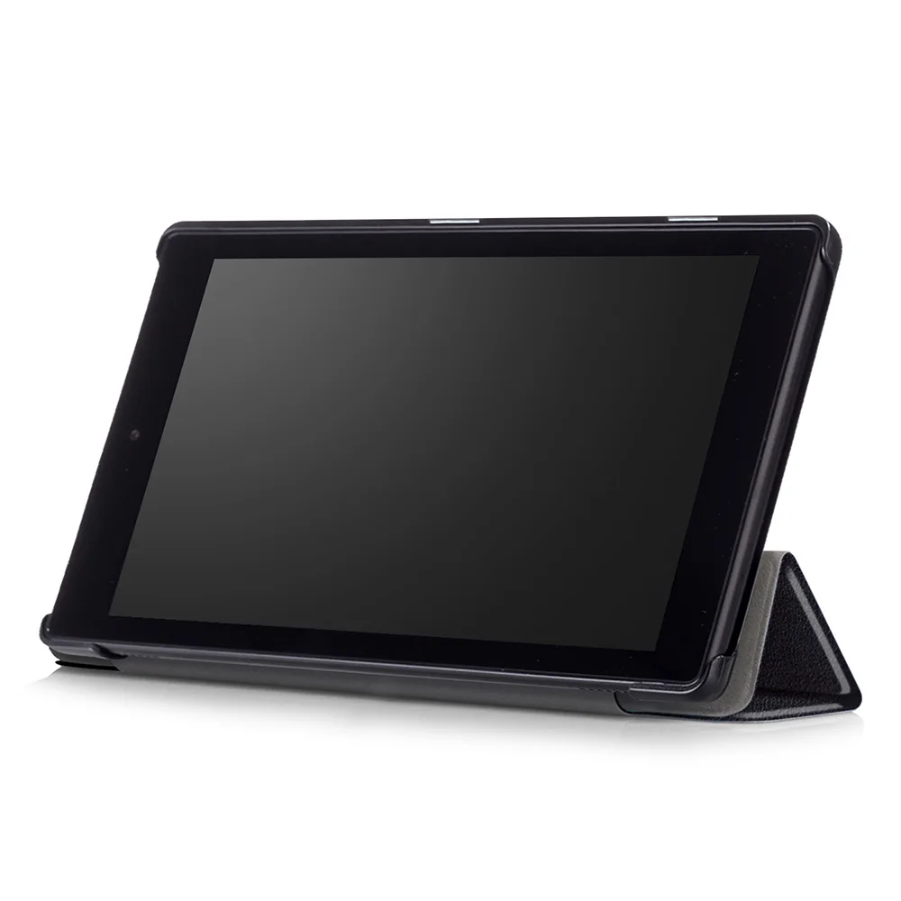 Для Amazon Kindle Fire HD8 2017 трехскладной чехол из искусственной кожи для HD 8 дюймов