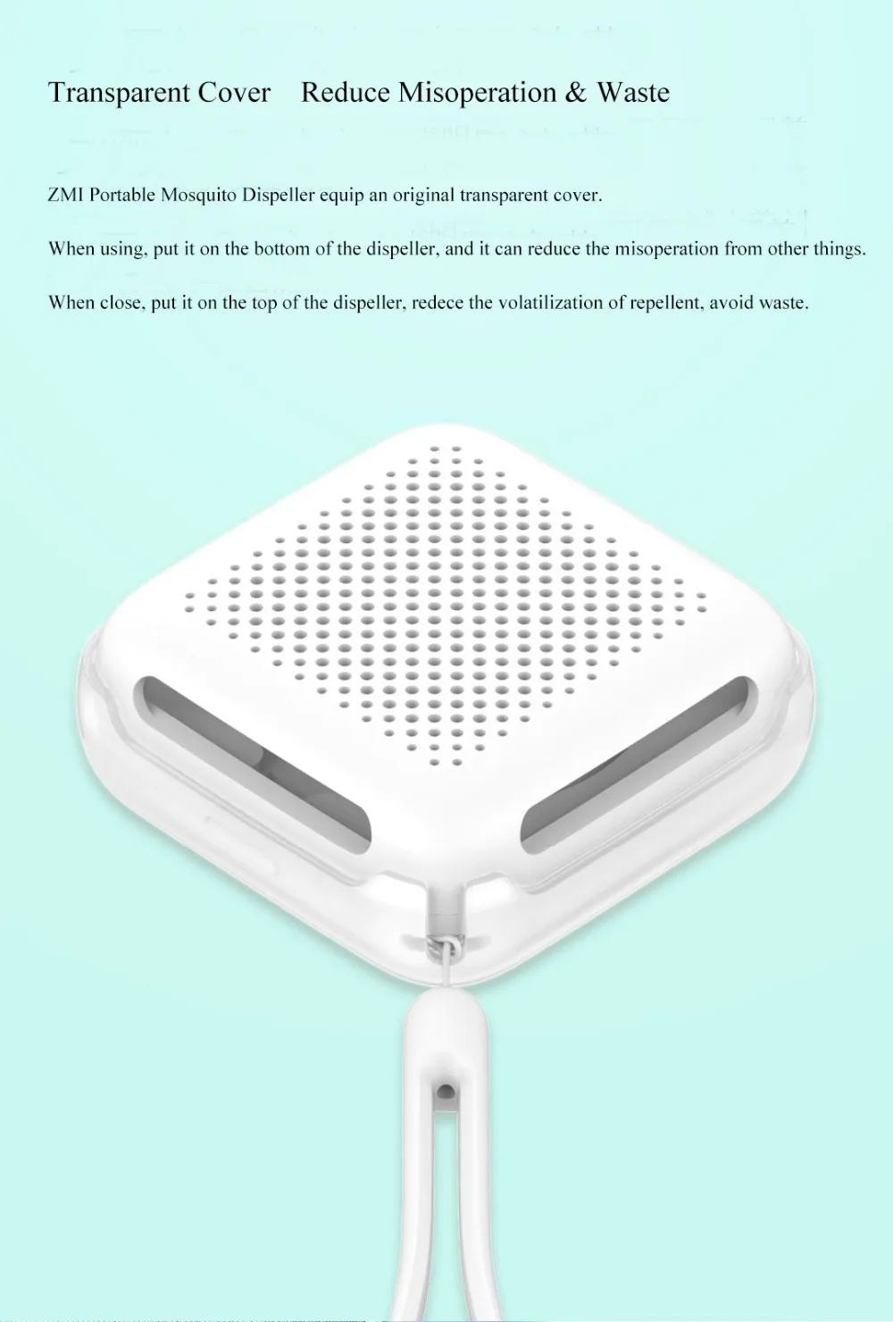 Xiaomi mijia ZMI москитный убийца пыленепроницаемый автомобильный портативный москитный диспенсер жуки эпоха Мини Сад Открытый