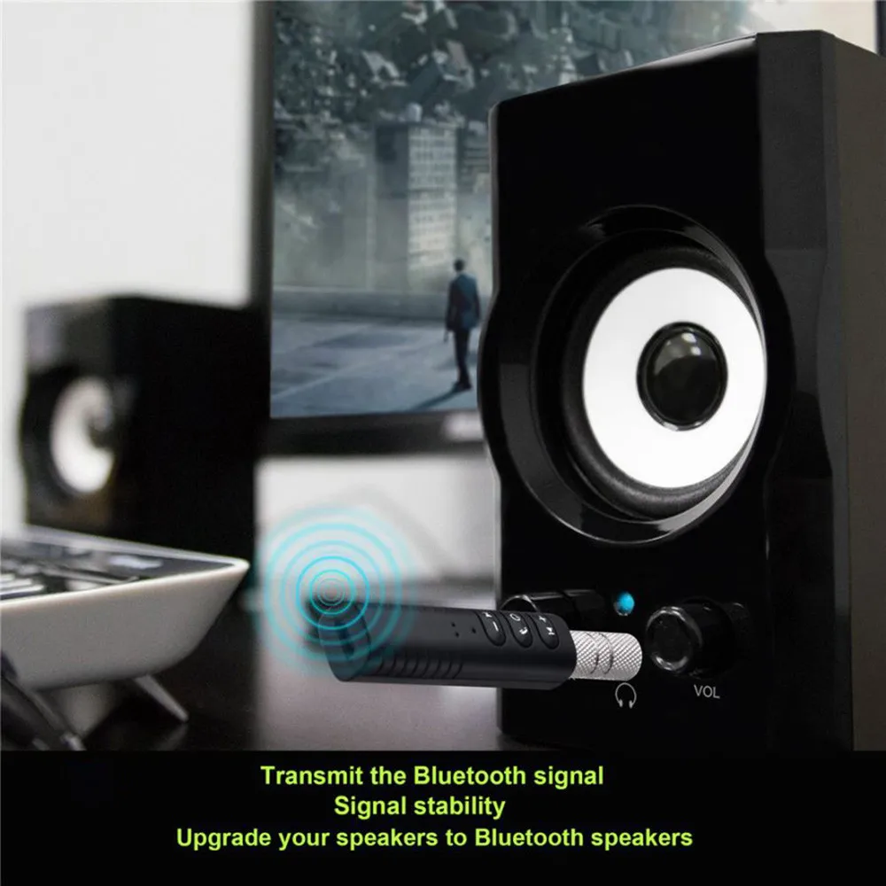 Handsfree 3,5 мм Jack Assist Bluetooth аудио приемник адаптер авто AUX комплект для динамика автомобильные наушники