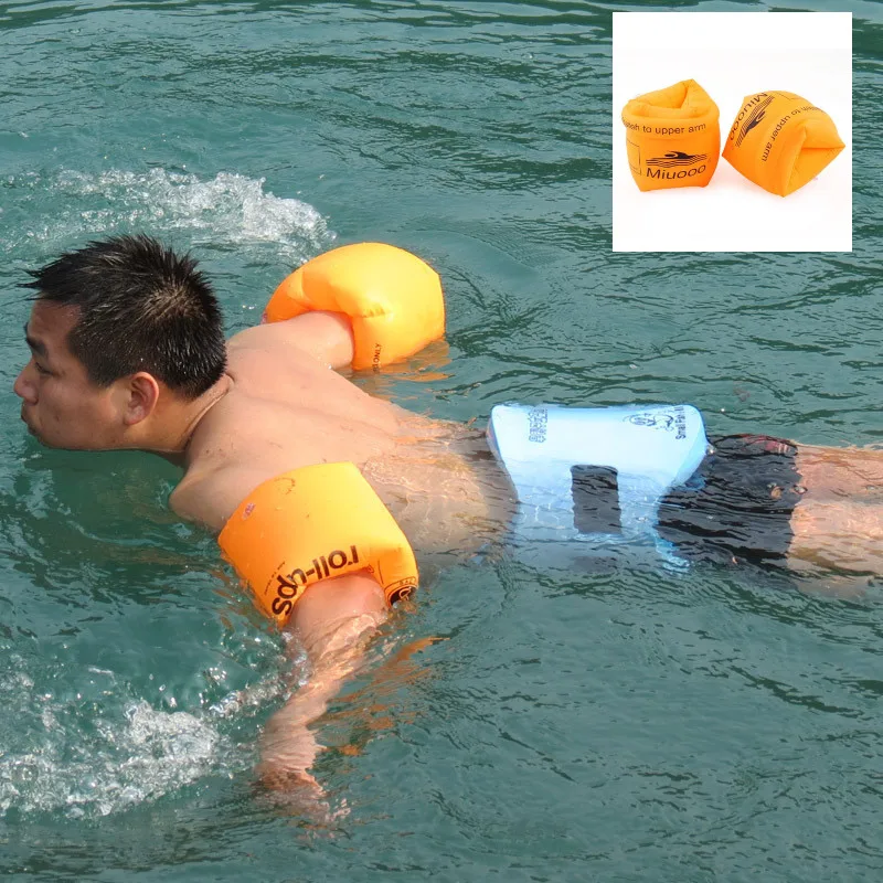 1 пара ПВХ Плавание ming нарукавники круг плавающий водные надувные рукава