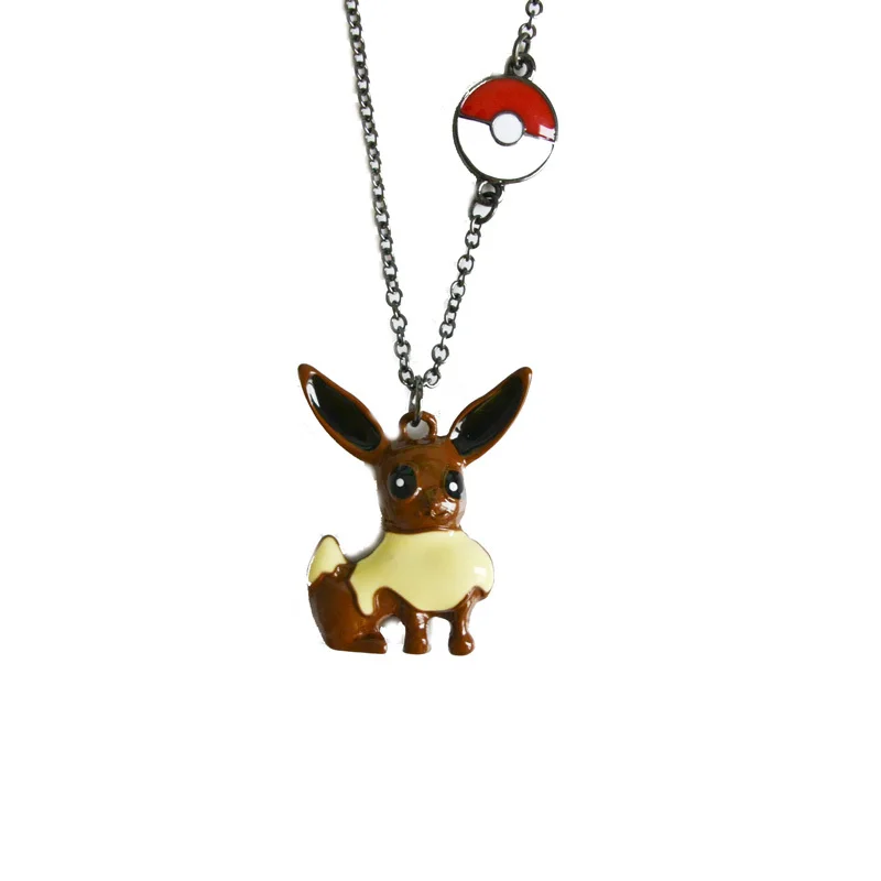 Новые ожерелья Pokemon go Пикачу Покемон ожерелье с покеболом Eevee кулон дружбы дети |