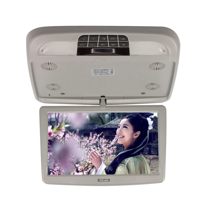 Автомобильные мониторы с креплением на крышу 12 дюймовый откидной TFT ЖК монитор