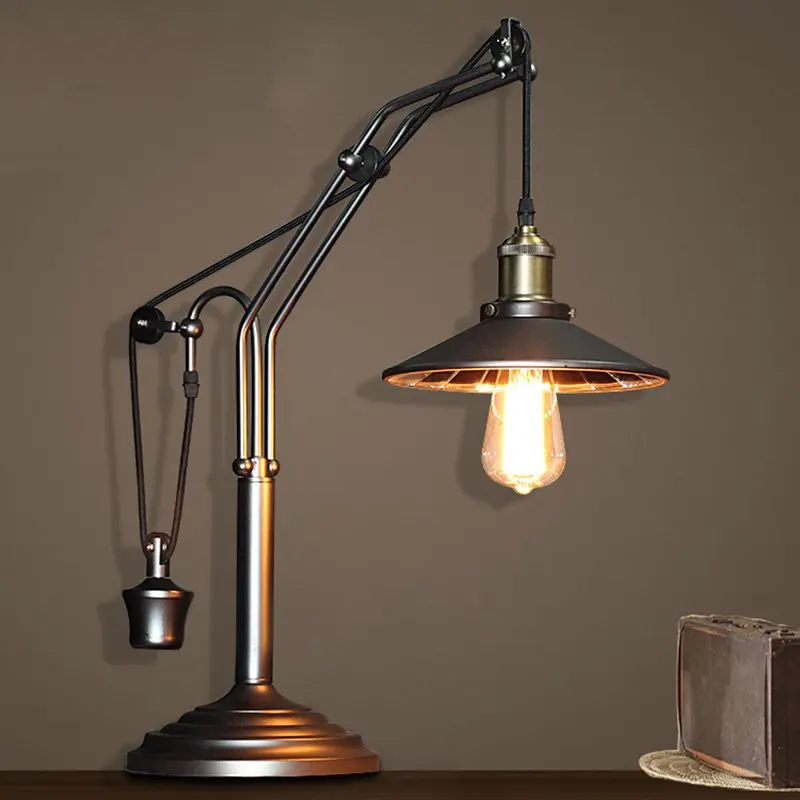 Настольная лампа с зеркальной поверхностью в стиле ретро для спальни | Лампы и