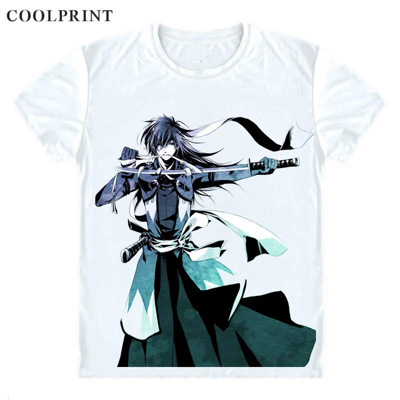 Футболка Hakuouki Shinsengumi Kitan Saitou Hajime Hijikata Toshizou аниме Повседневная футболка для