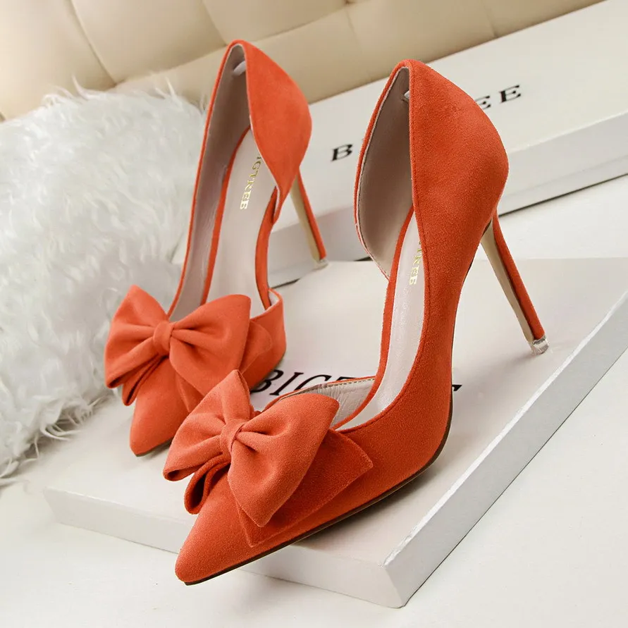 Женская обувь милые туфли на высоком каблуке-шпильке женские свадебные из замши