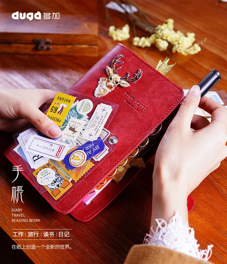 Yiwi Duga A5 A6 A7 Kawaii записная книжка из искусственной кожи, милый мультяшный блокнот, дневник, планировщик, блокнот для детей, подарок, корейские канцелярские принадлежности