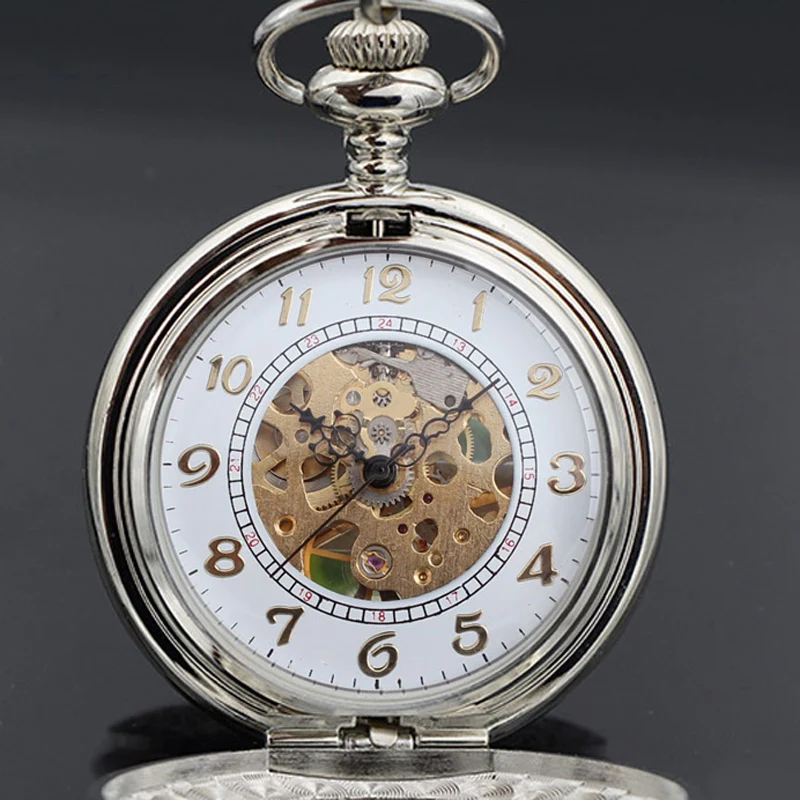 20 шт. мужские и женские механические карманные часы на цепочке | Наручные