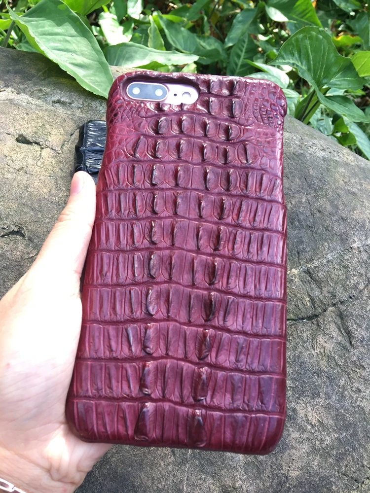 8 видов цветов чехол из натуральной крокодиловой кожи для iPhone 4 7 '' iPhone8 Plus 5