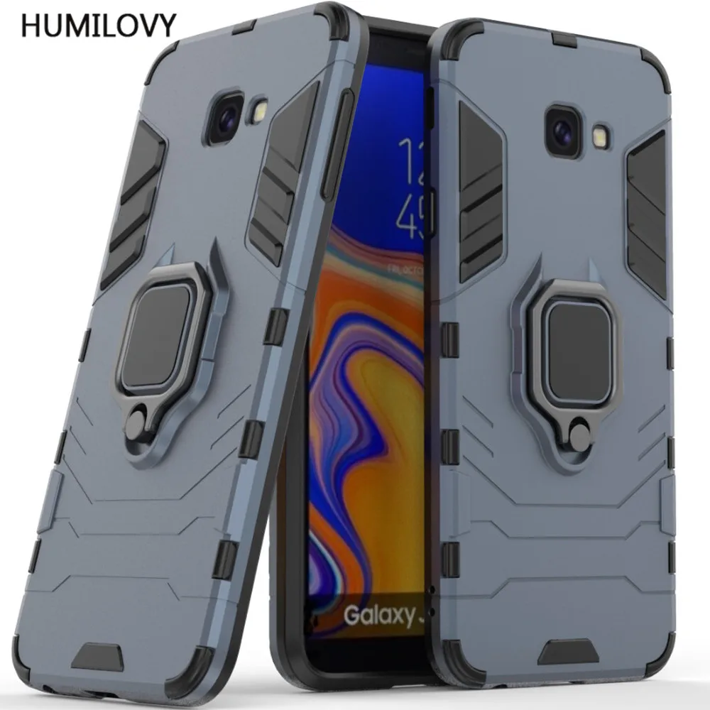 For Samsung Galaxy J4 Core Case Fundas Finger Ring Holder Shockproof Armor Cases J4Core J410F J410 Cover |