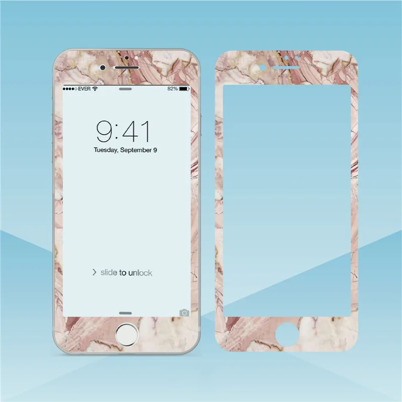 Цветное закаленное стекло для iPhone 11 Pro Max 8 7 plus 3D экран с мягкими краями протектор для iPhone 6 6s полное покрытие защитное стекло