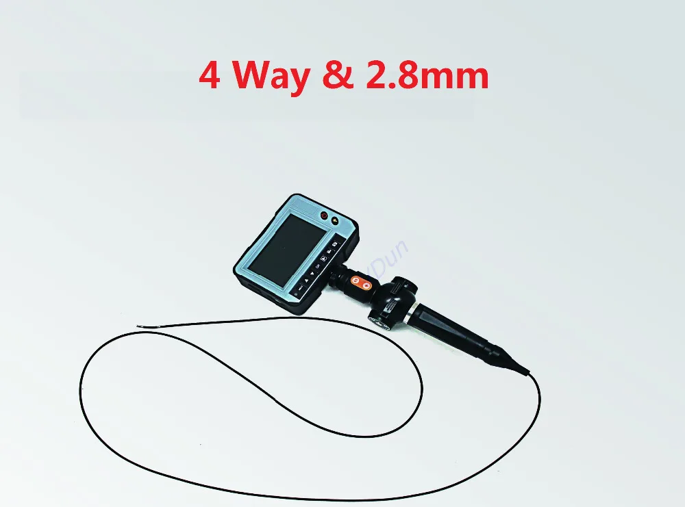 Промышленная камера-эндоскоп 2 8 мм направления 1 м с ЖК-дисплеем 4 3 дюйма USB SD-карта