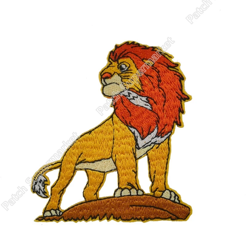 2019 фильм король лев взрослый SIMBA вышитый новый Железный на и пришить патч тяжелый