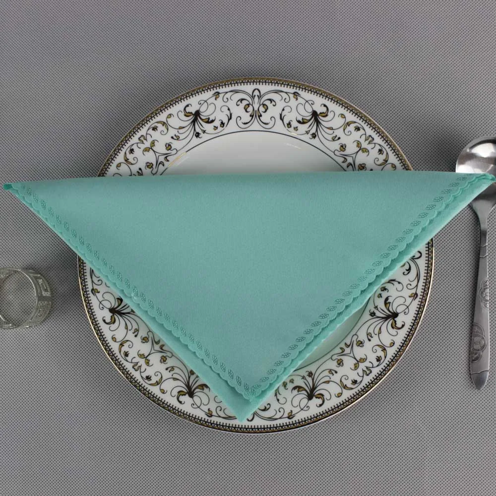 20 шт./лот гладкая салфетка Ткань Белый Красный для отеля Ресторан Свадебная