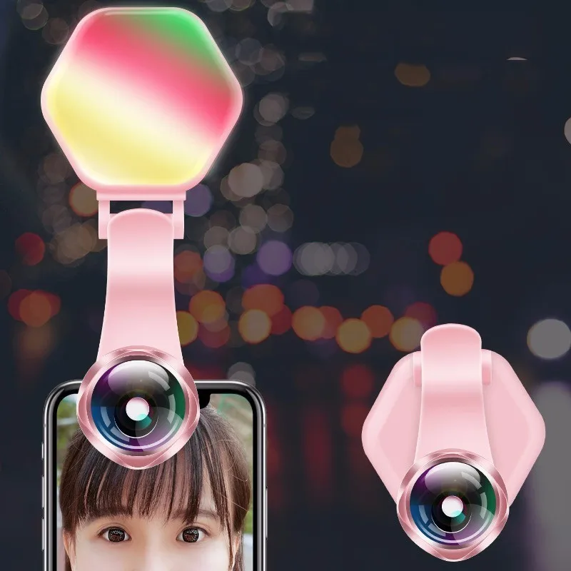 LISHE шестиугольник селфи свет шесть световых эффектов Fisheye Широкий формат