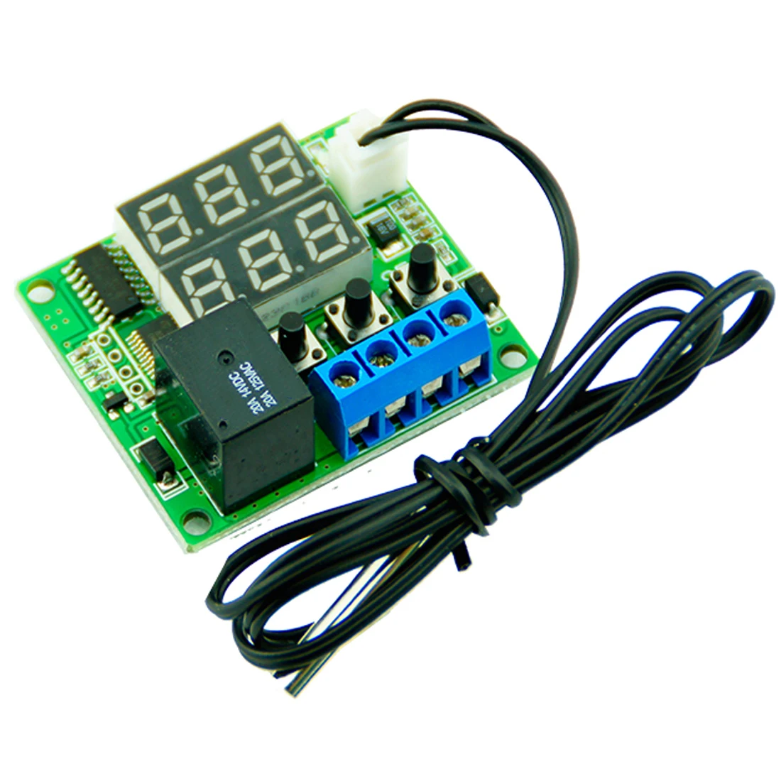 Двойной светодиодный термостат с цифровым контролем температуры термометр