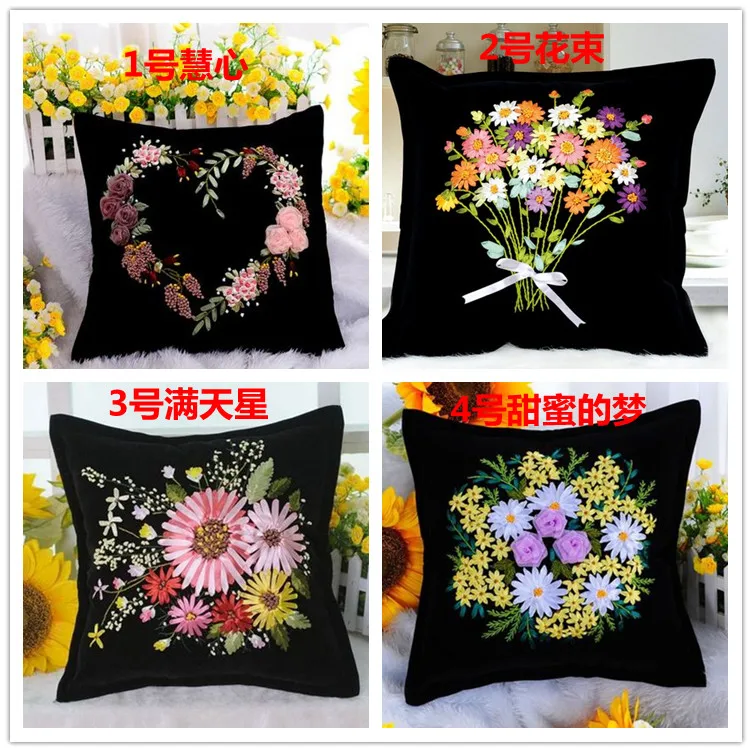 DIY 3D вышивка крестиком Подушка материалы не готовые|embroidery cross stitch|cross stitch