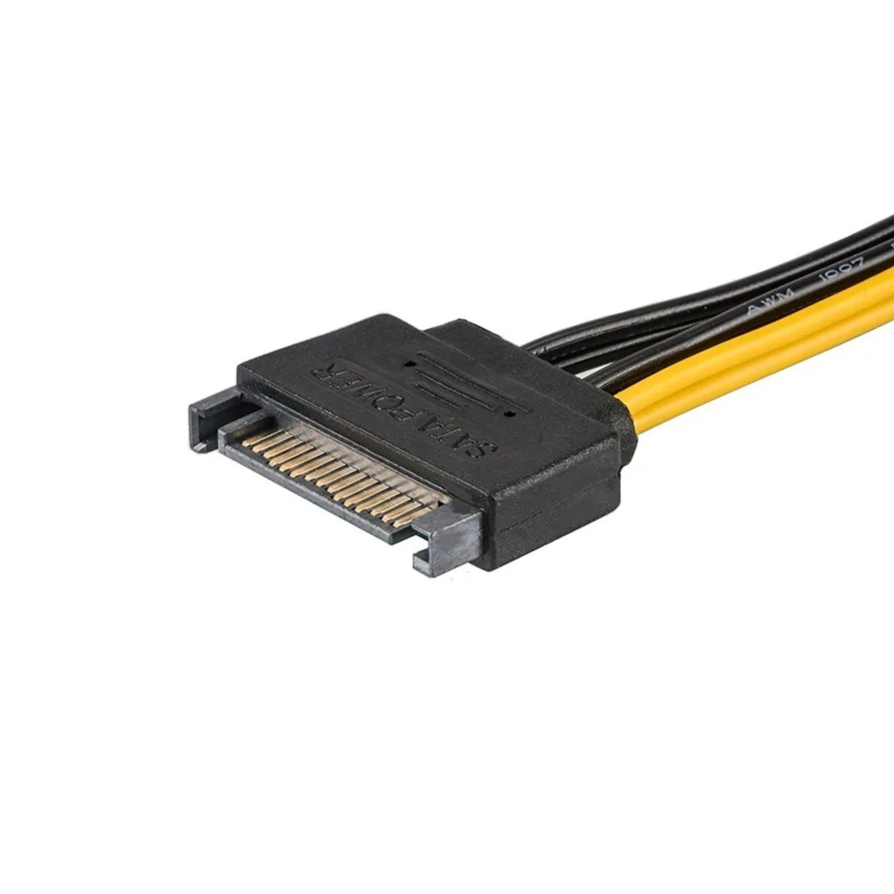 Кабель питания Zeadow SATA 15-6 контактов PCI Express видеокарта кабель адаптер шнур |