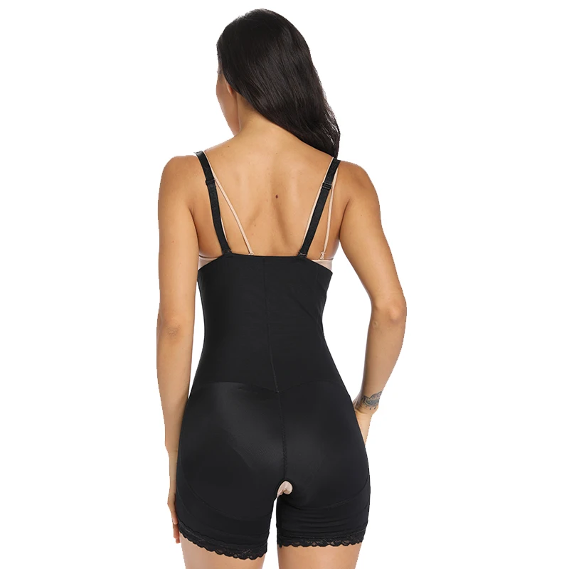 

Women's Full Body Shaper Power Sculpt Ultra-Slimming Coverage Bodysuit Thong High Waist Corset Cincher Ladies Bodysuits