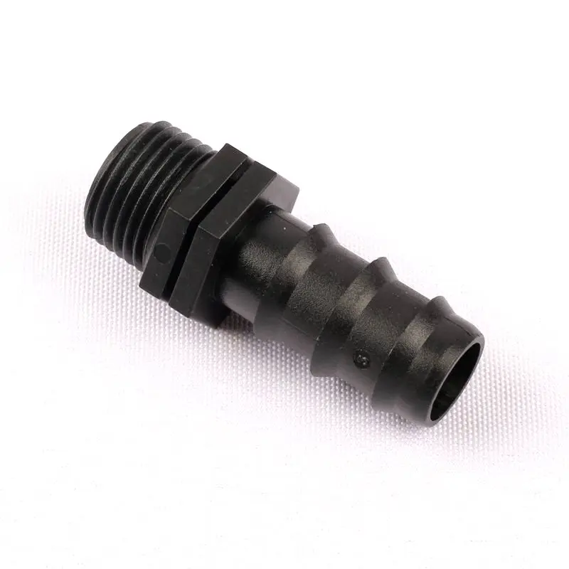 60pcs 1/2" Male Thread To 20PE Water Pipe Connectors Irrigation Water Hose Connector Garden Water System Fittings