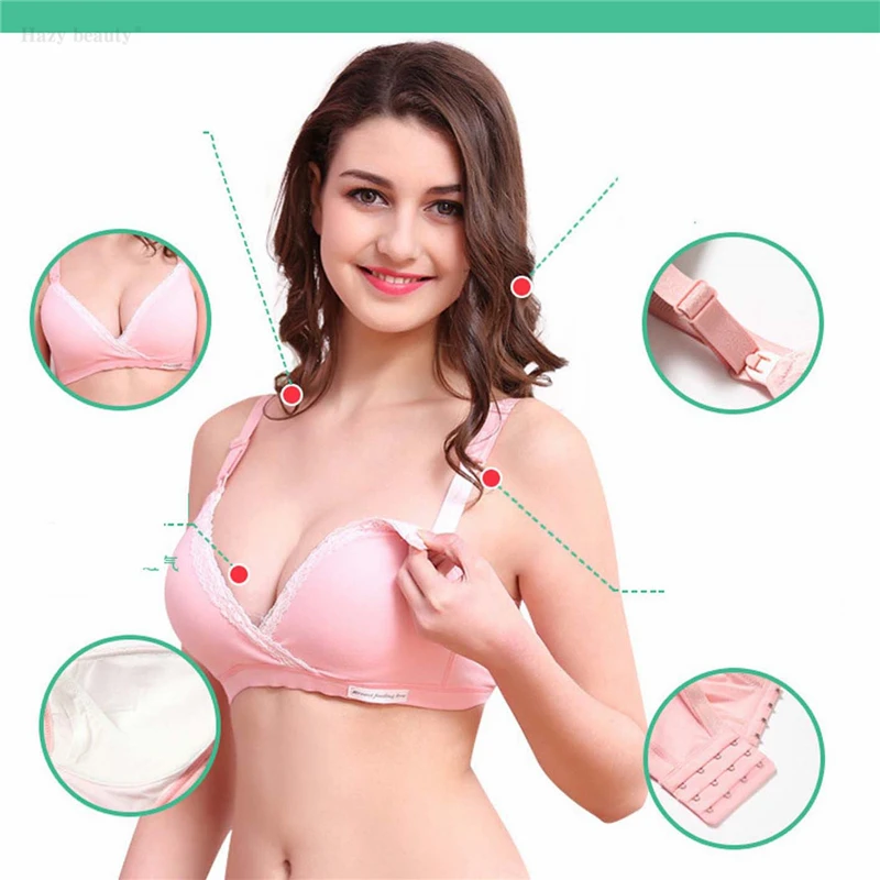 Новый стиль 3 цвета хлопок Одежда для беременных Бюстгальтер грудного