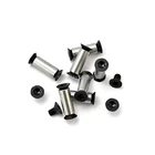 4 пары, тактический замок, инструменты сделай сам, материал для рукоятки ножа, крепеж в стиле сливы, ножи M4 ESEE, винтовые заклепки, винты для обработки мебели