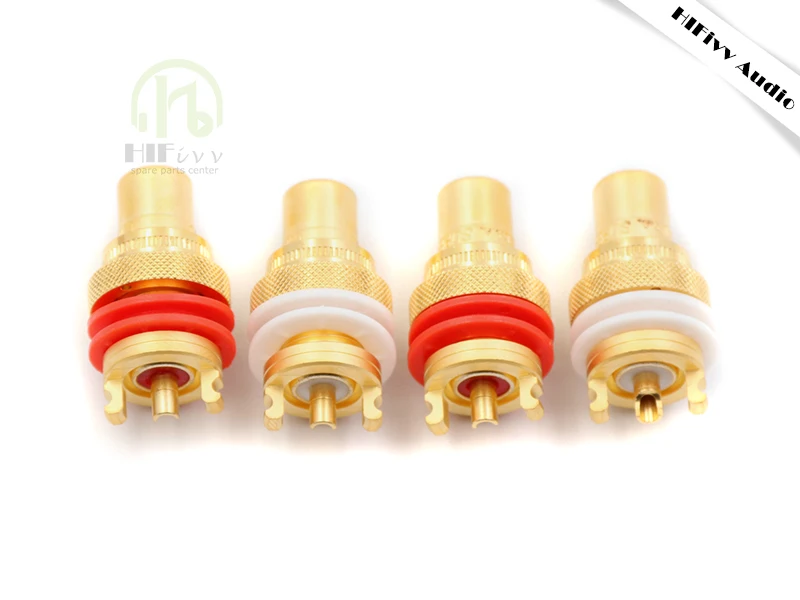 Hifivv аудио hi end RCA гнездо усилителя amp rca cmc 805 2.5f Медный позолоченный разъем|rca