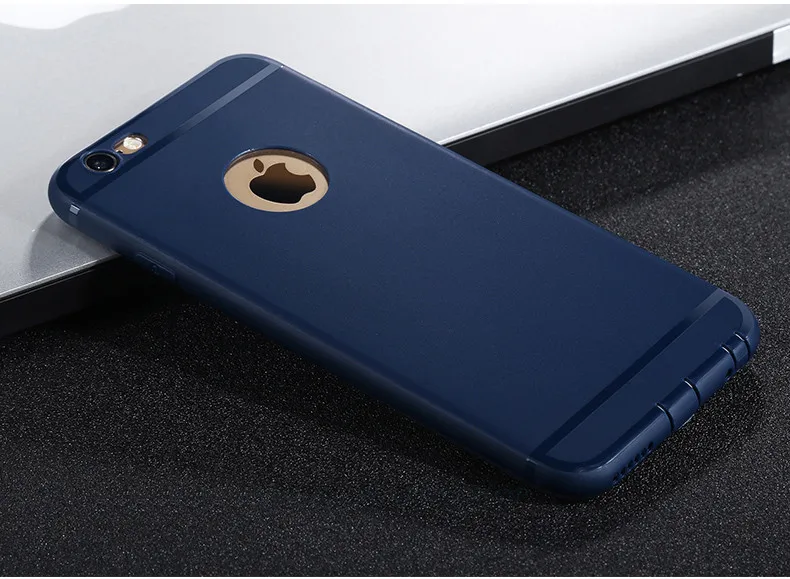 CAPSSICUM Ультратонкий Мягкий матовый чехол для iPhone 6 6S Plus TPU задняя крышка прозрачный тонкий для iPhone 6Plus 6splus
