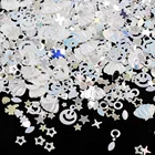 10 гпакет в форме Русалочки, розовый корпус, голографический лак для ногтей, инструменты для маникюра, украшения для ногтей