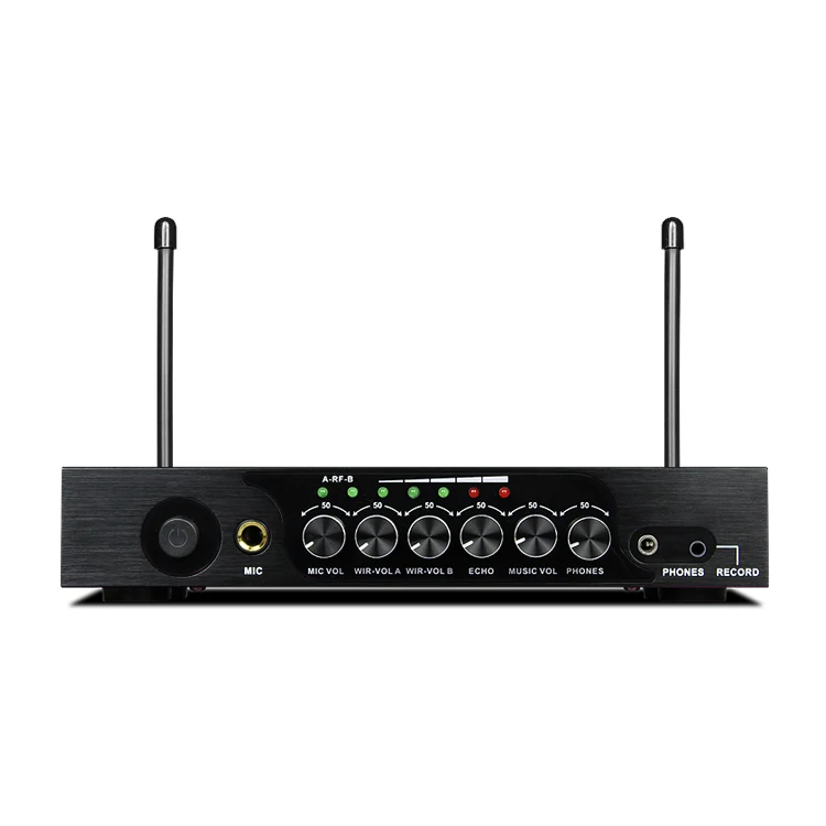 Портативный UHF Bluetooth беспроводной микрофон M6 с регулируемым басом реверберации микрофон для KTV Karaoka Система домашнего кинотеатра громкоговоритель