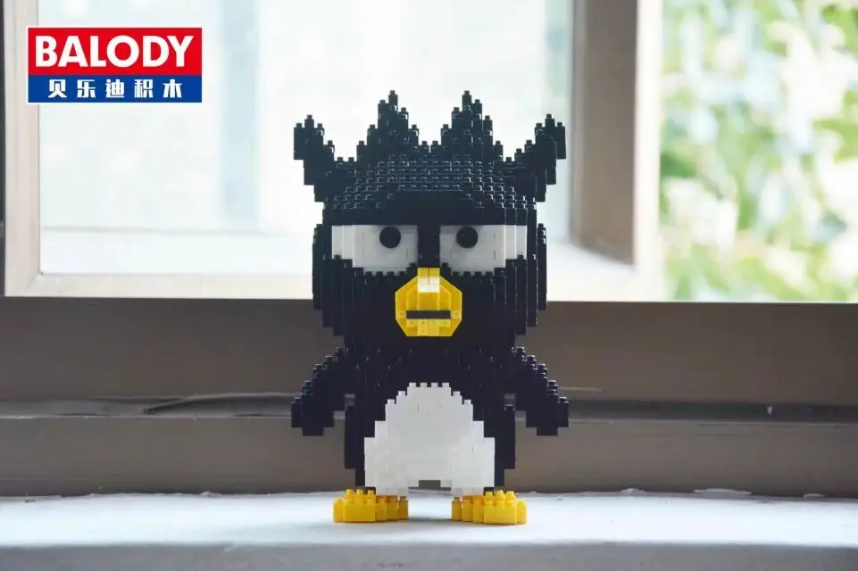 Balody микро блоки большой размер Марио DIY строительные игрушки ледяная Скрат милый звуковой аукциона маленькая фигурка Juguetes для детей игрушки 16004