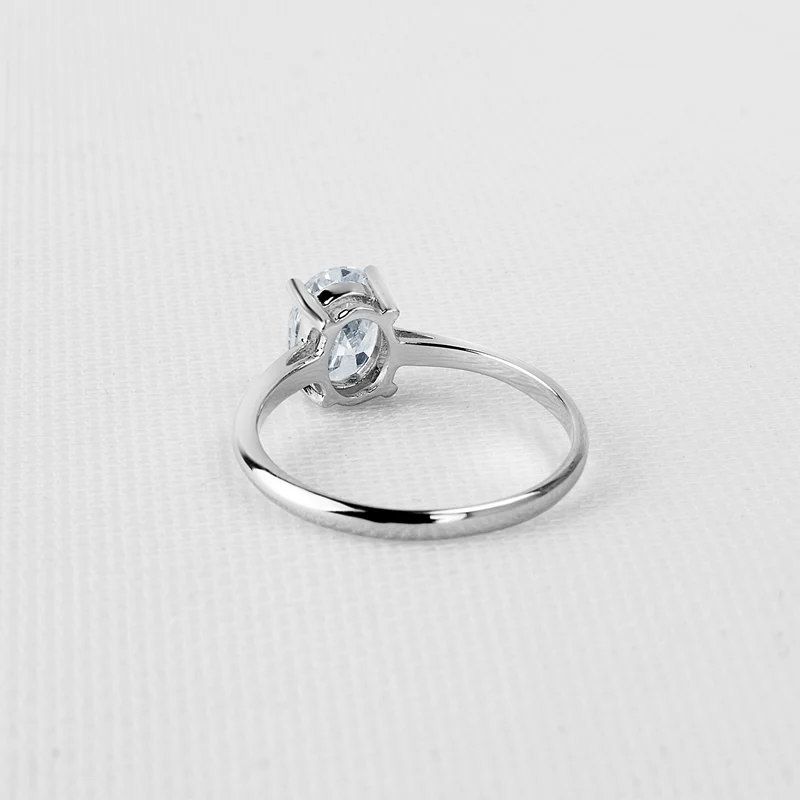

QYI Ring for Women 1.25 ct Oval Cut 925 Sterling Silver Jewelry Women Engagement Jewelry Shining Zircon Wedding Rings Gift