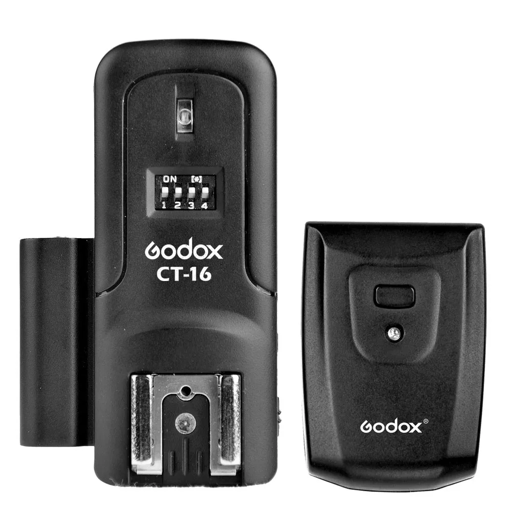 Godox CT 16 каналов беспроводной радиосинхронизатор вспышки передатчик + приемник