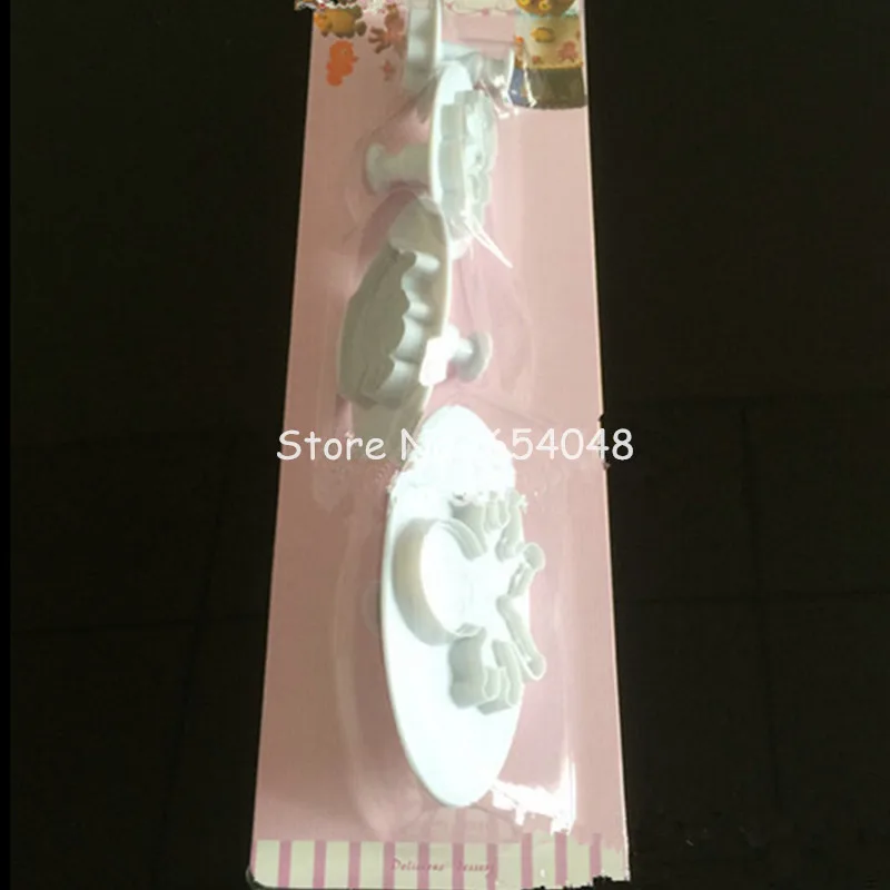 Новинка 4 шт./лот детский пружинный Плунжер для торта с изображением осьминога