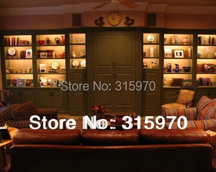 

Square Led Backlight Cabinet Lightt 12V 1.8W Warm White 9leds 5050SMD 5pcs/lot