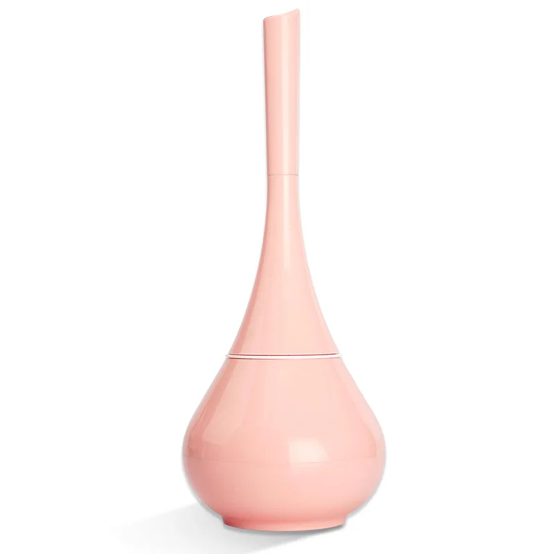 Pink Ванная комната туалет Compact Туалет кисть Творческий Туалет очистки щетки с Нержавеющая сталь Base - Цвет: Pink
