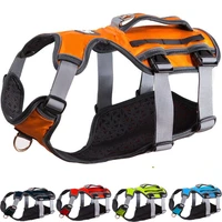 new dog harness training vest for medium big dogs adjustable strong outdoor adventure travel harness pitbull dropshipping 8816