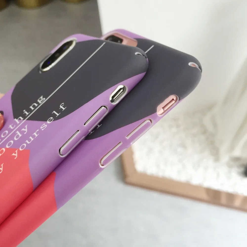 Чехол для телефона Apple iPhone 7 8 Plus X 6s 6 Смешные Слова чехол кожа твердая обложка ПК