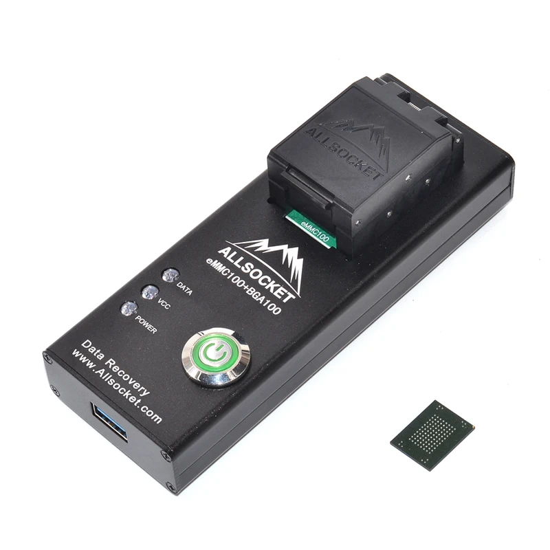 Розетка USB3.0 eMMC100 для тестирования BGA100 размер вспышки Nand 12 х18 мм шаг 14 1 0 адаптер